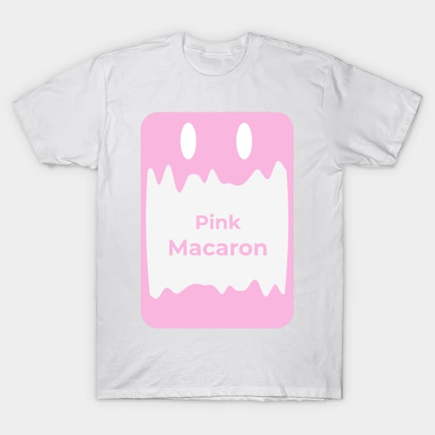 pink macaron T-Shirt by Kopandavil